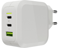 GREENCELL PowerGaN 65W PD 3.0 QC 3.0 2xUSB-C 1xUSB-A biała CHARGC08W - 1111155 - zdjęcie 2